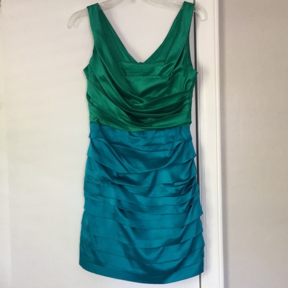 Express Dresses & Skirts - Green & Blue Express Dress